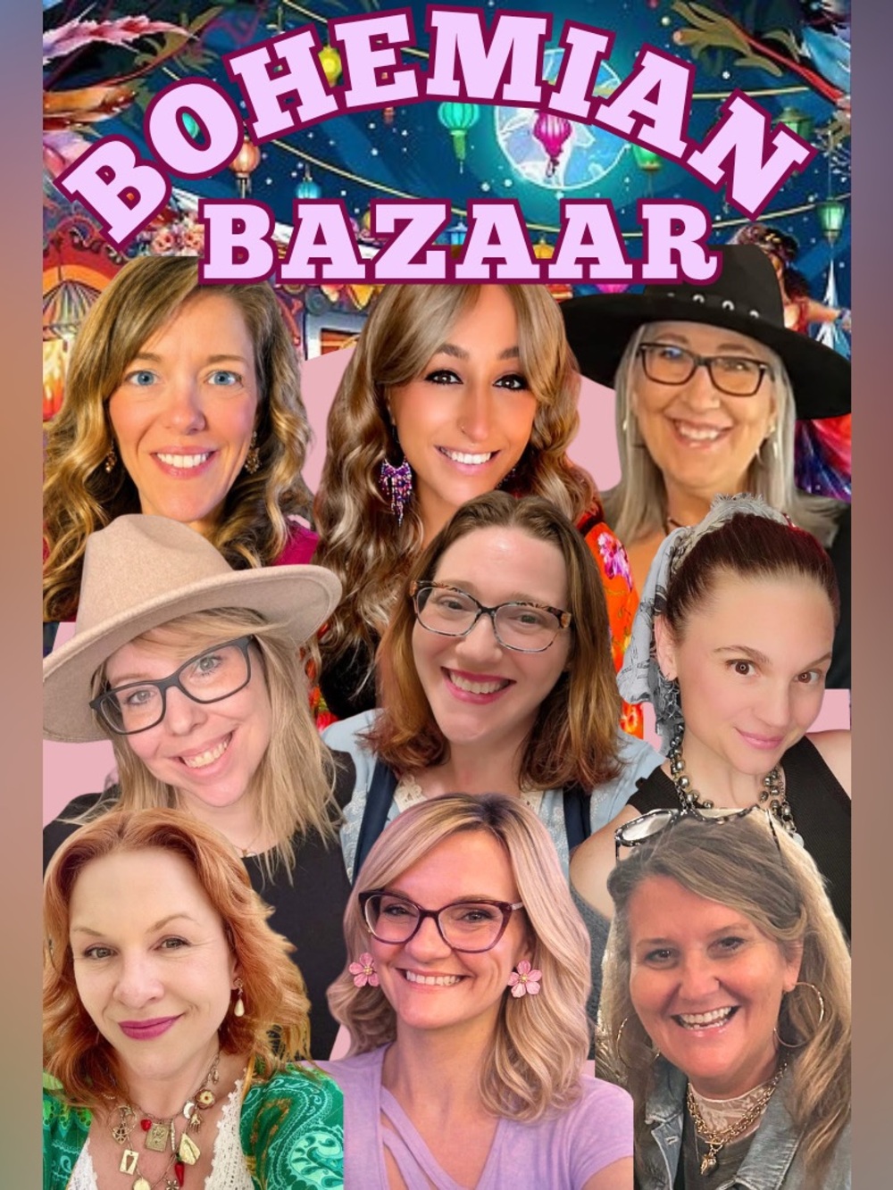Bohemian Bazaar Train Event August 9th One Year Celebration
